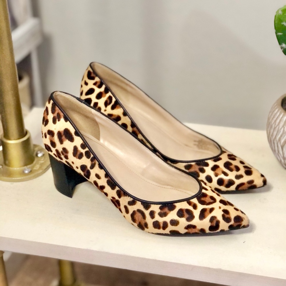 Marc Fisher leopard block heel pumps - Picture 8 of 8